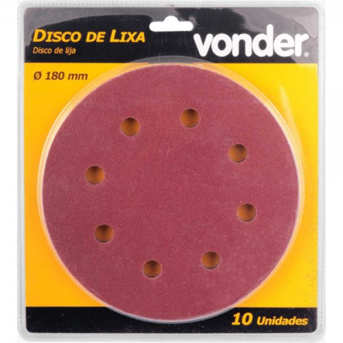 Disco Lixa G.180 P/Lixad Lpv750 C/10 Vonder