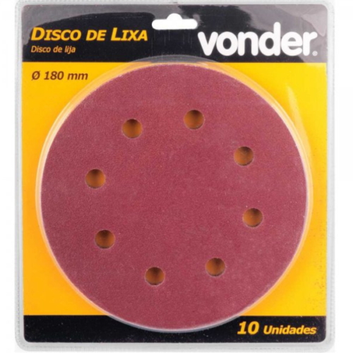 Disco Lixa G.240 P/Lixad Lpv750 C/10 Vonder